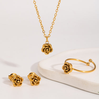 Rose Flower Necklace