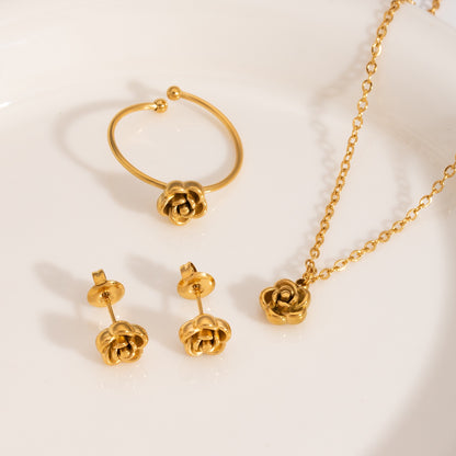 Rose Flower Necklace
