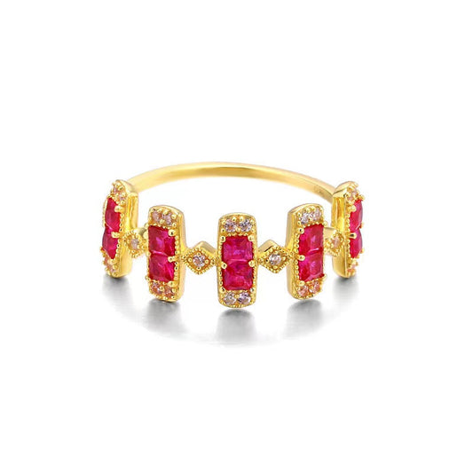 Bague Ruby Blossom